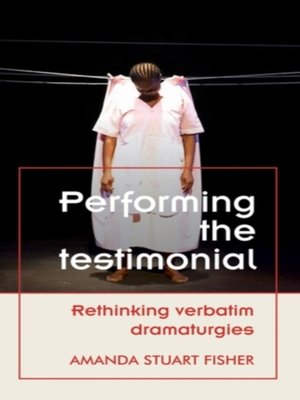 cover image of Performing the testimonial